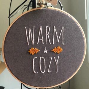 🌟‼️🤘🏽4/$30 deal!! “Warm & Cozy” WALL HANGING